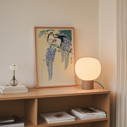 Swallows and Wisteria