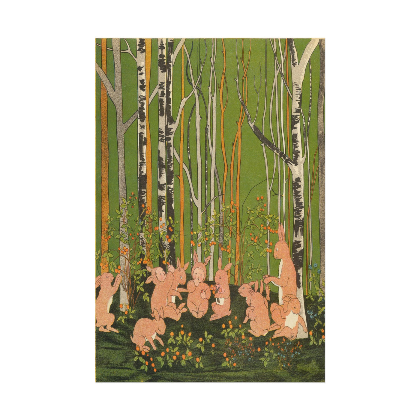 The Story of the Rabbit children 12″×18″