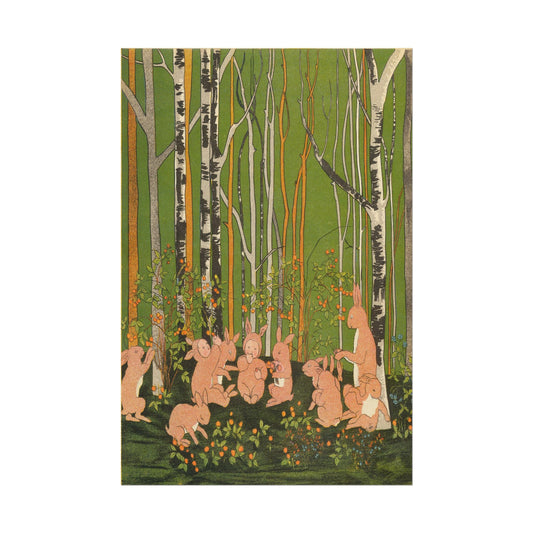 The Story of the Rabbit children poster by Sibylle Von Olfers  - 12x18 inch print
