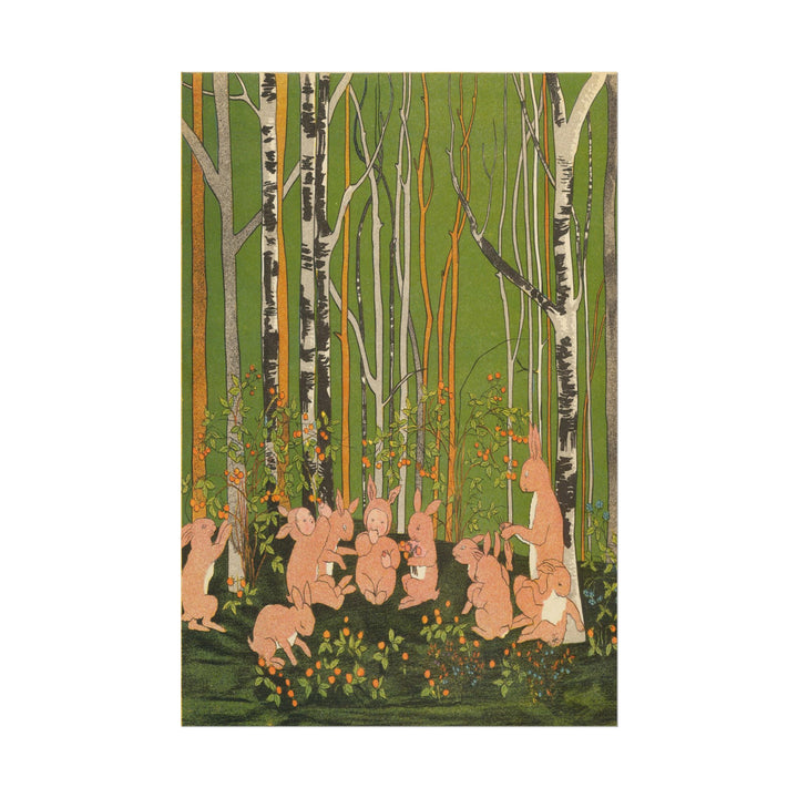 The Story of the Rabbit children poster by Sibylle Von Olfers  - 12x18 inch print