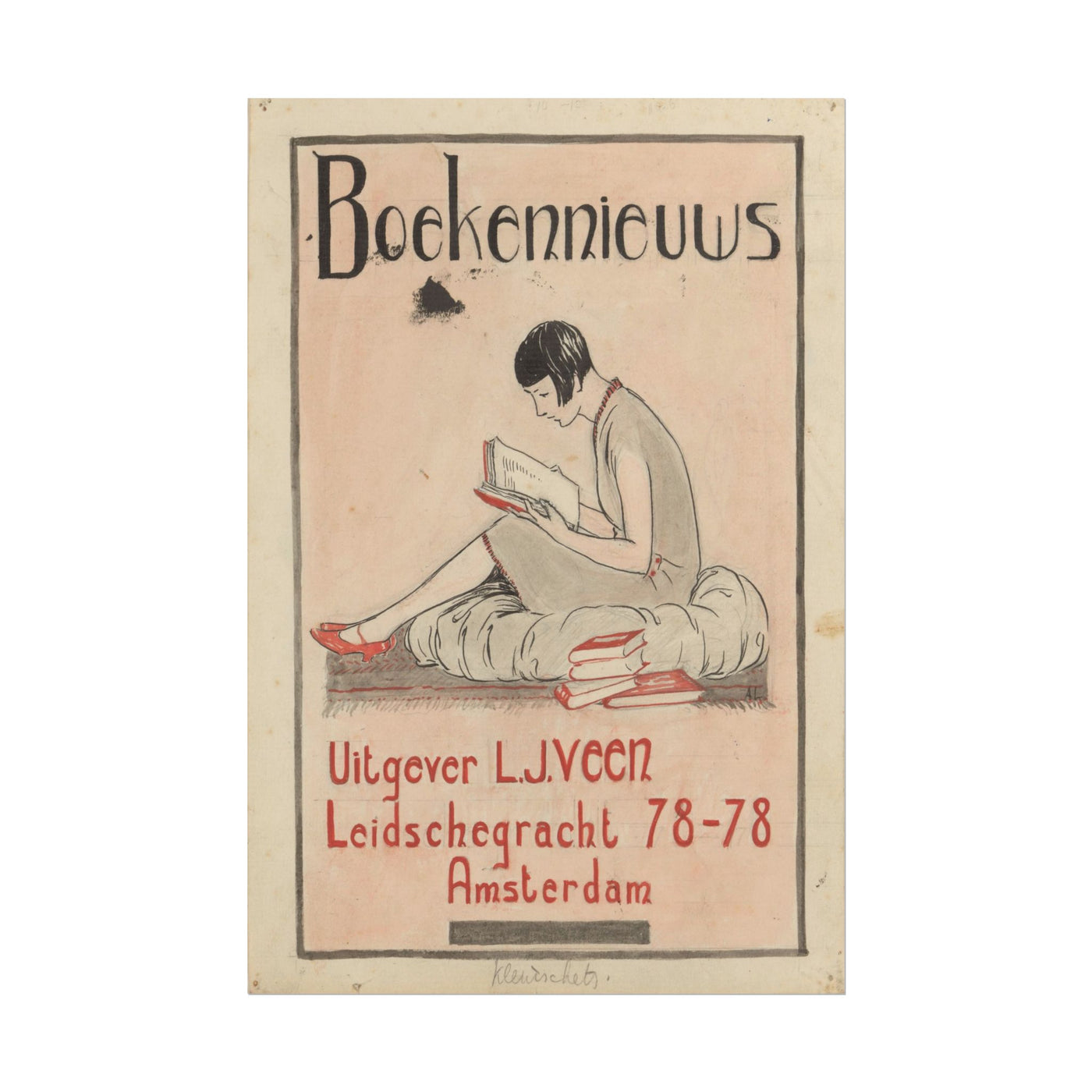 Boekennieuws Book Cover 12″×18″