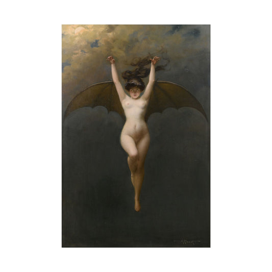 The Bat Woman poster by Albert Joseph Penot  - 12x18 inch print