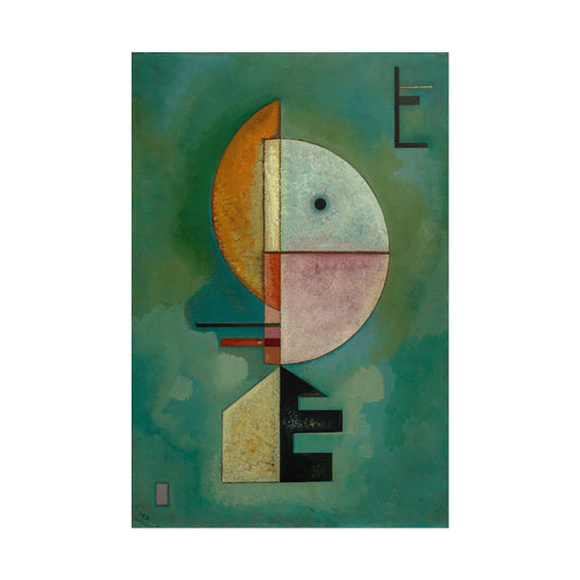 Upward poster by Wassily Kandinsky  - 12x18 inch print