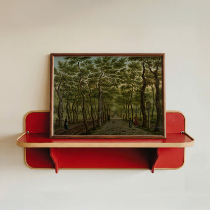 Serene Nature Scene with Figures