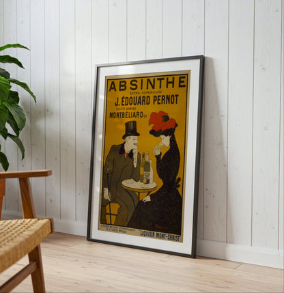 Absinthe Advertisement poster by J Edouard Pernot  - Neutral room decor with framed print
