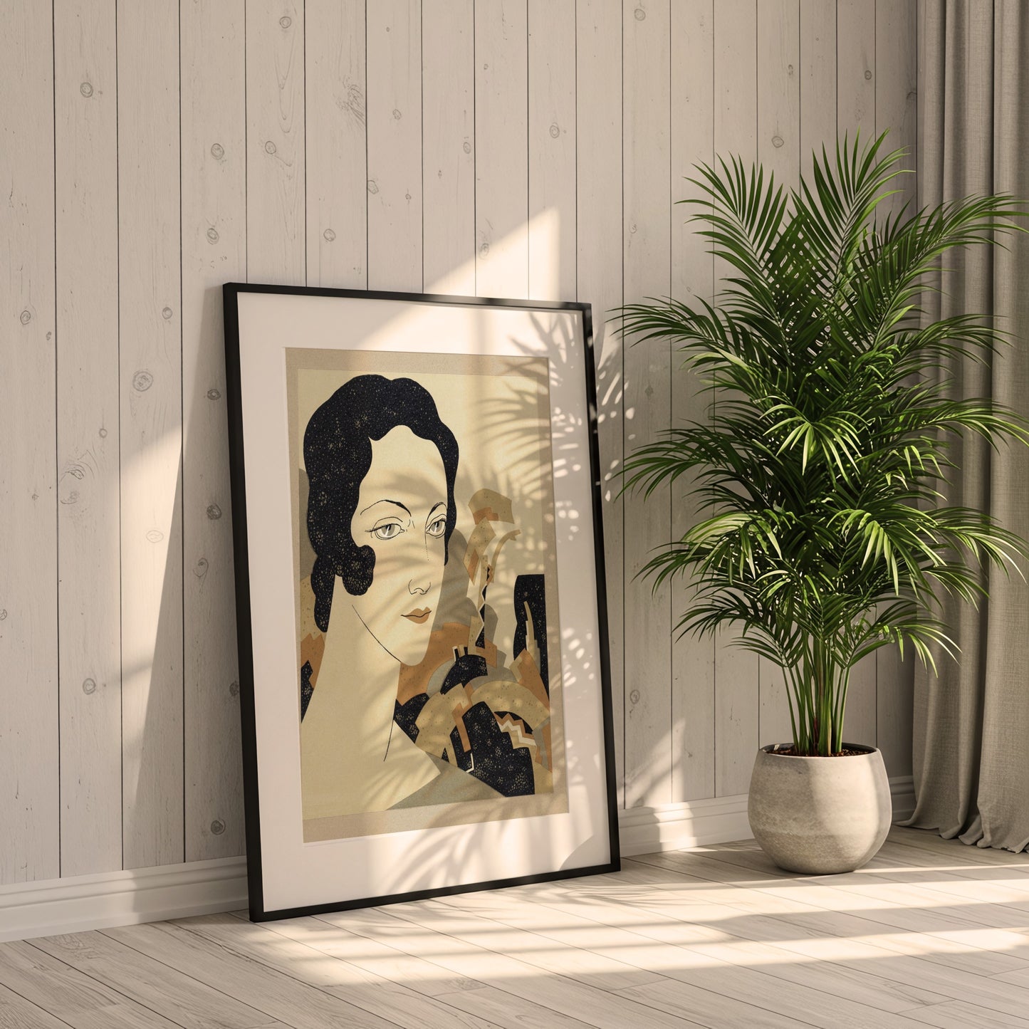 Womans Head Fashion Illustration