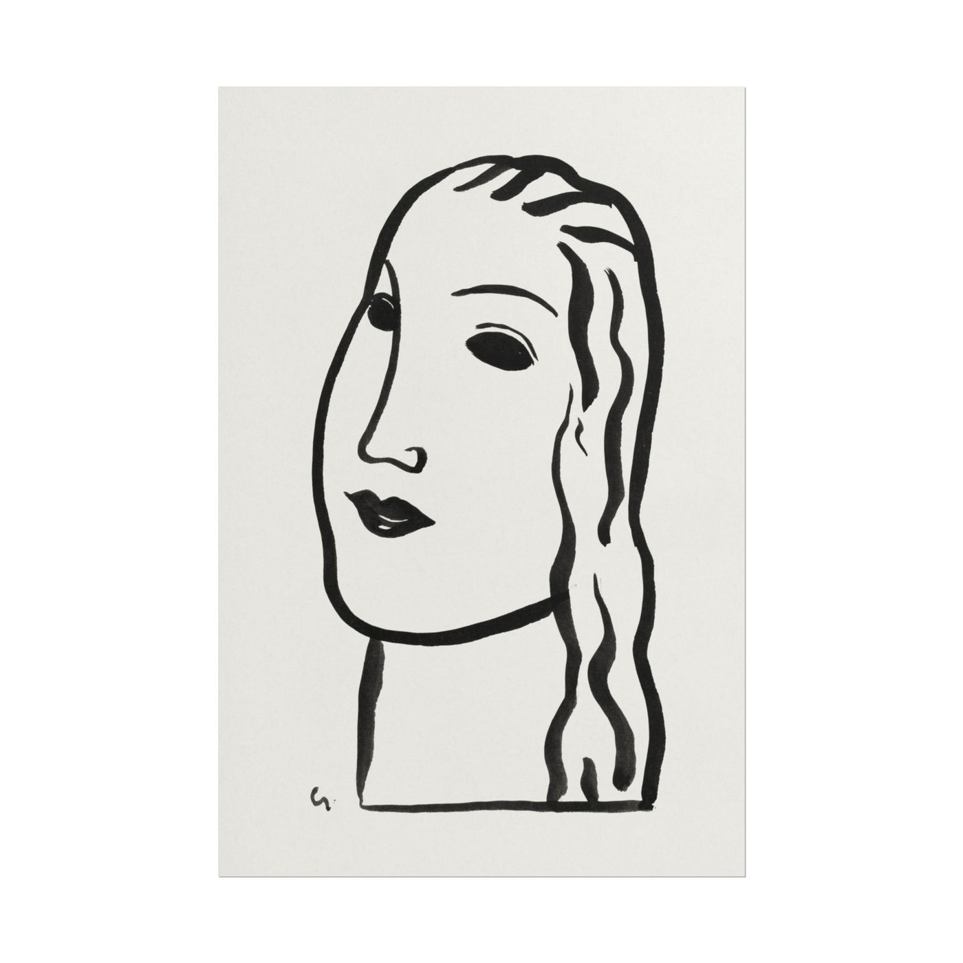 Women's Head 12″×18″