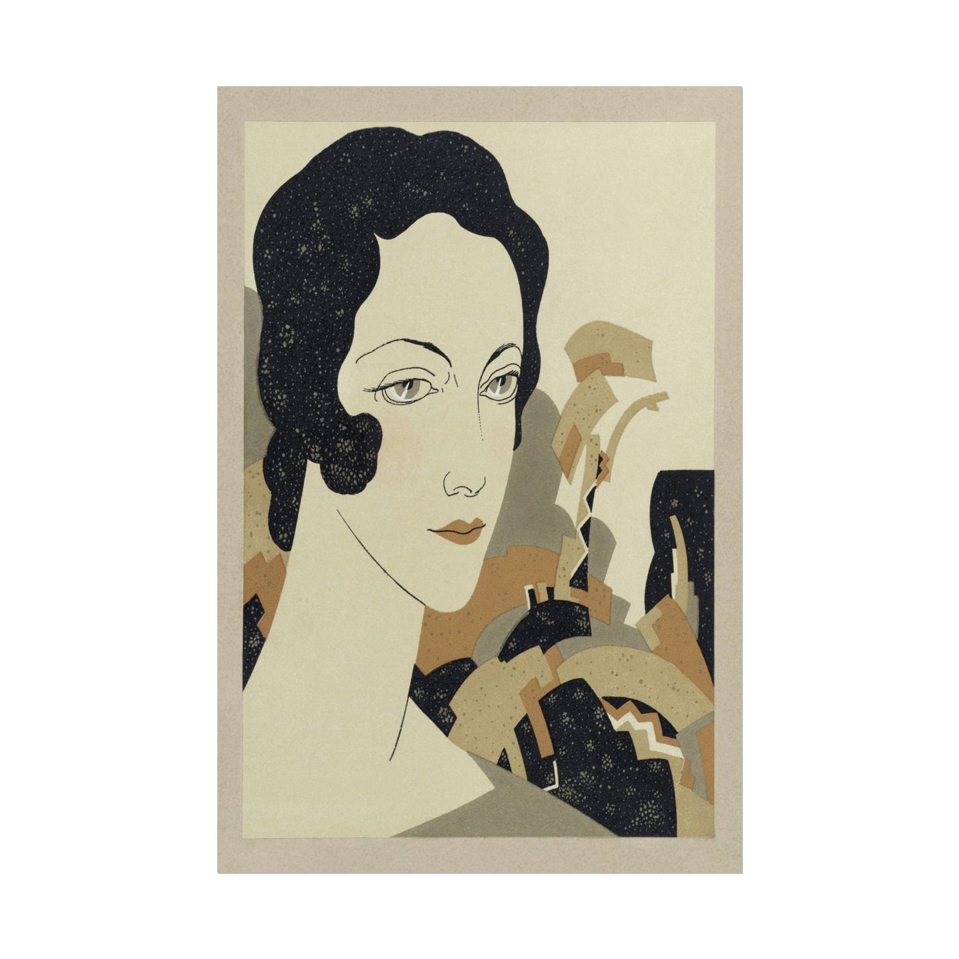 Womans Head Fashion Illustration 12″×18″