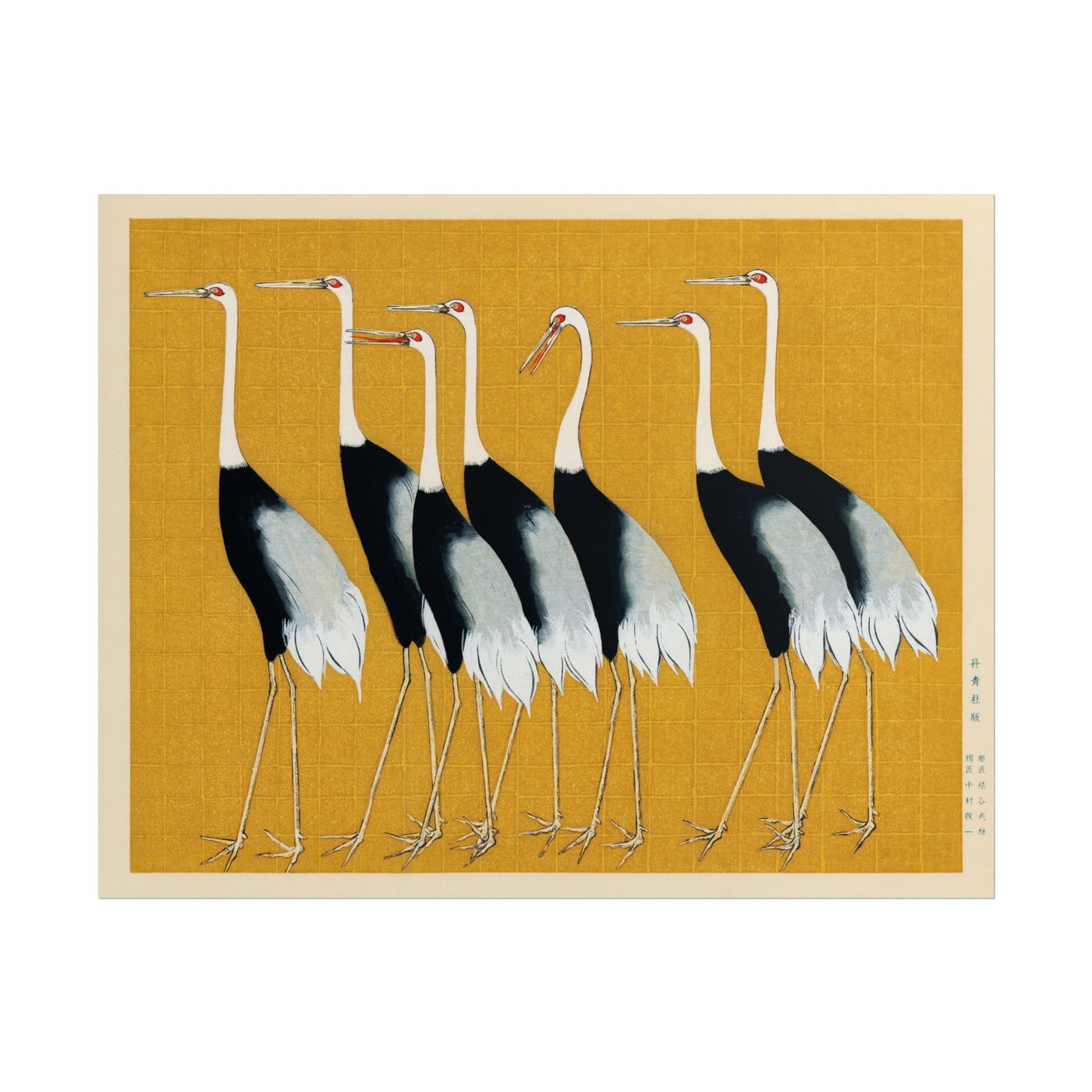 Japanese Cranes 14″×11″