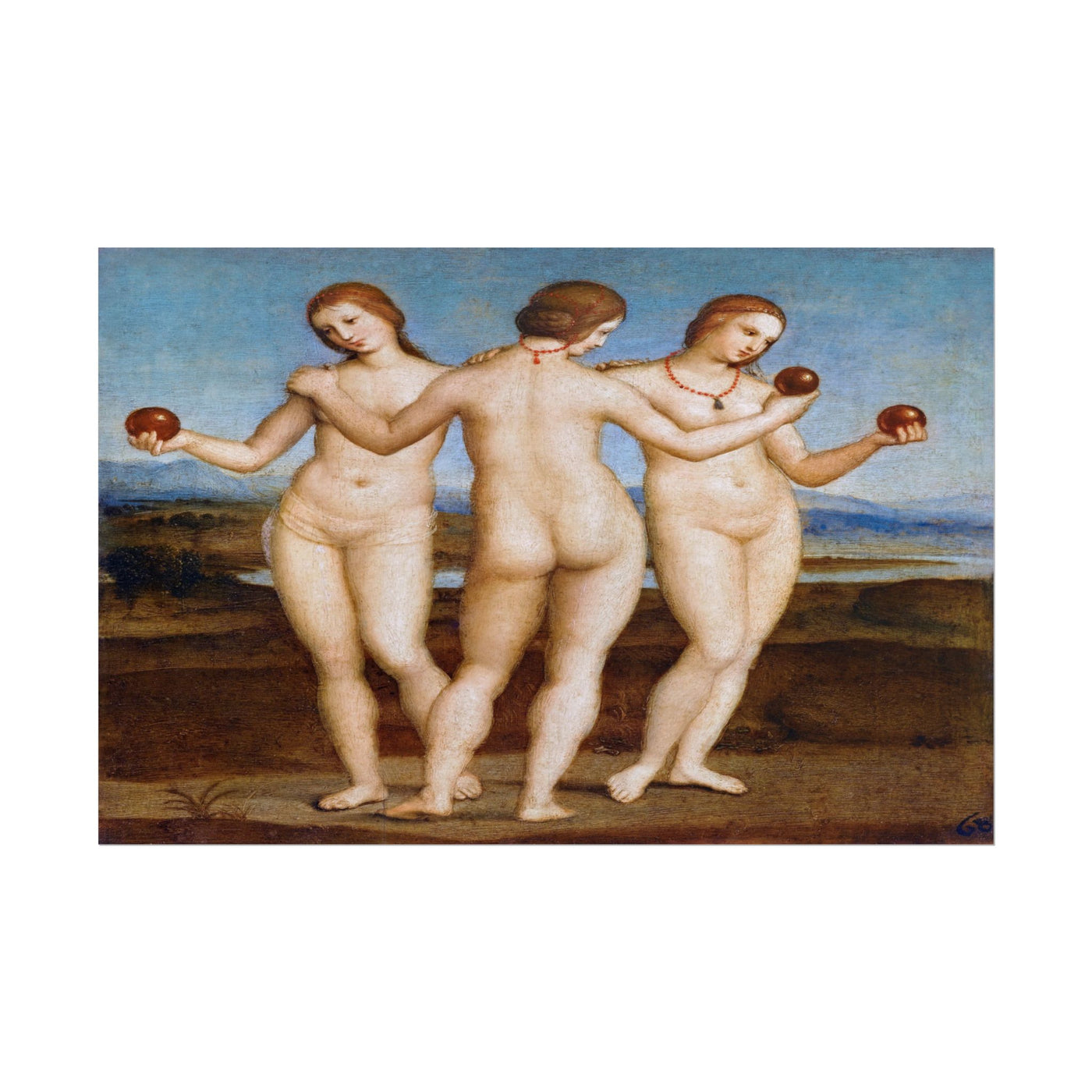 The Three Graces 18″×12″