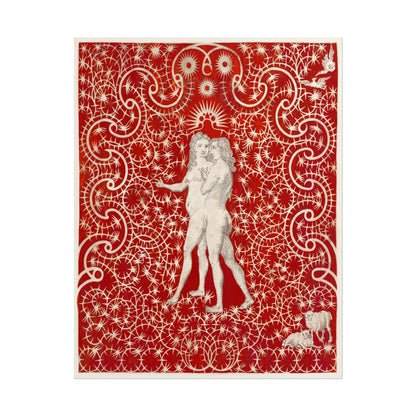 Adam and Eve and Sheep and Dove