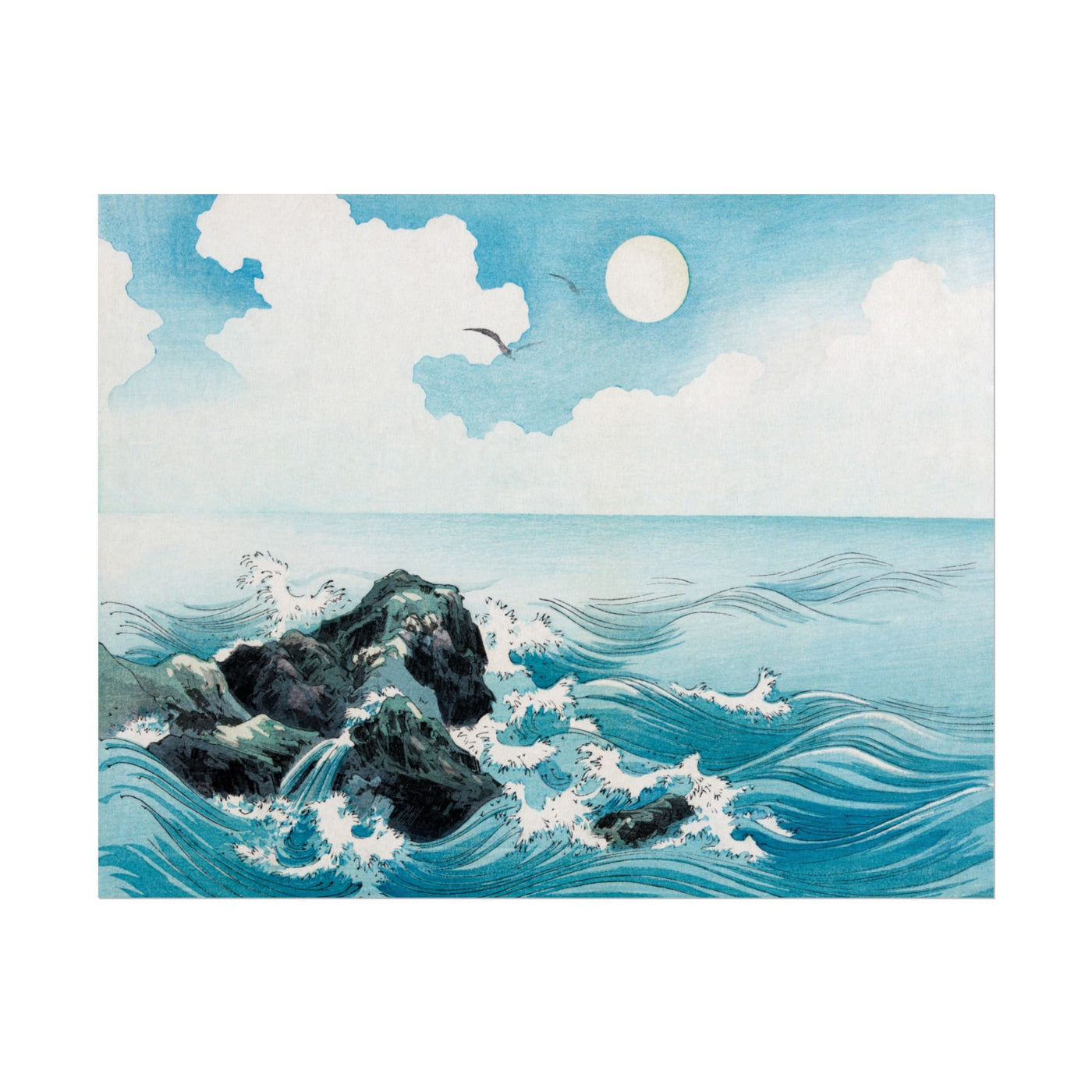 Waves at Kojima Island 14″×11″