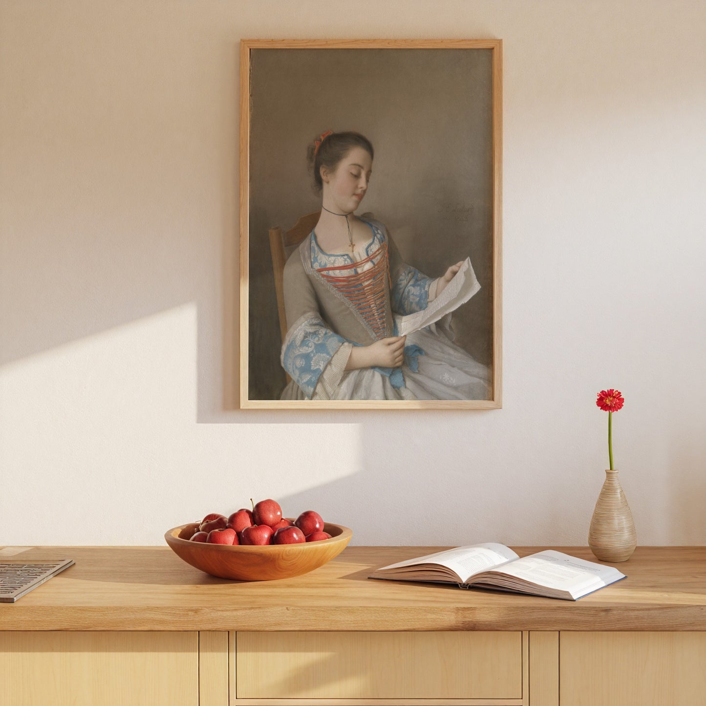 Vintage Portrait of Young Woman