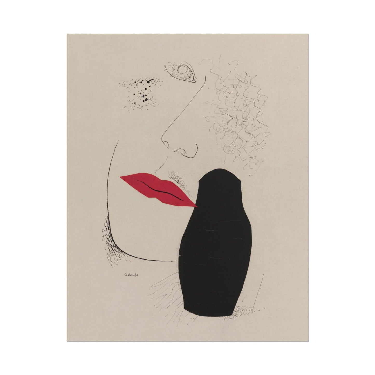 Desire Woman Illustration