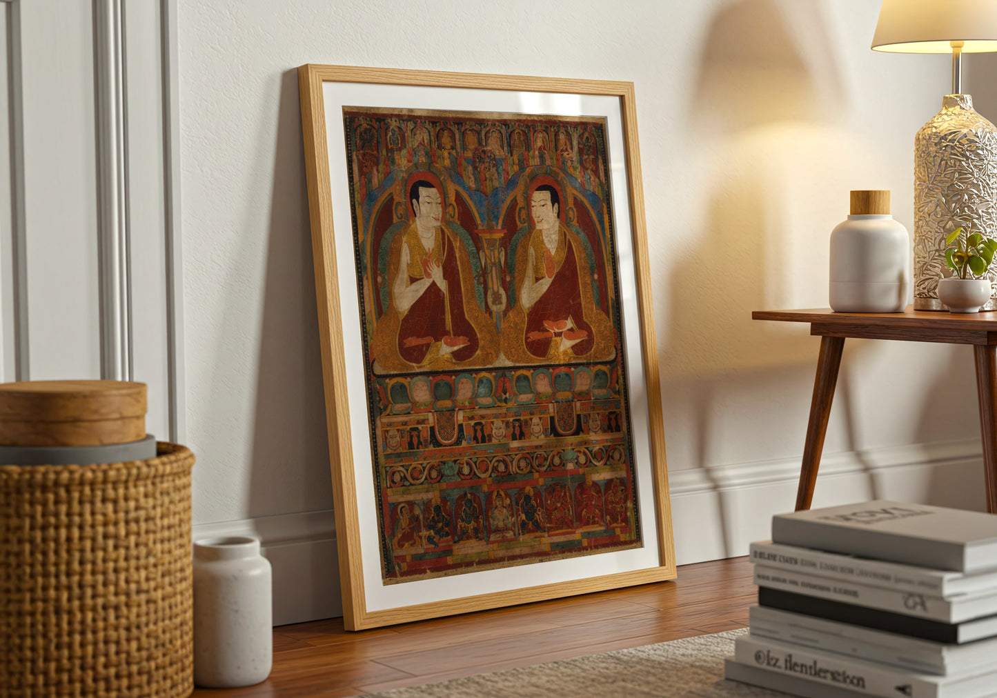 Portrait of Two Taklung Lamas