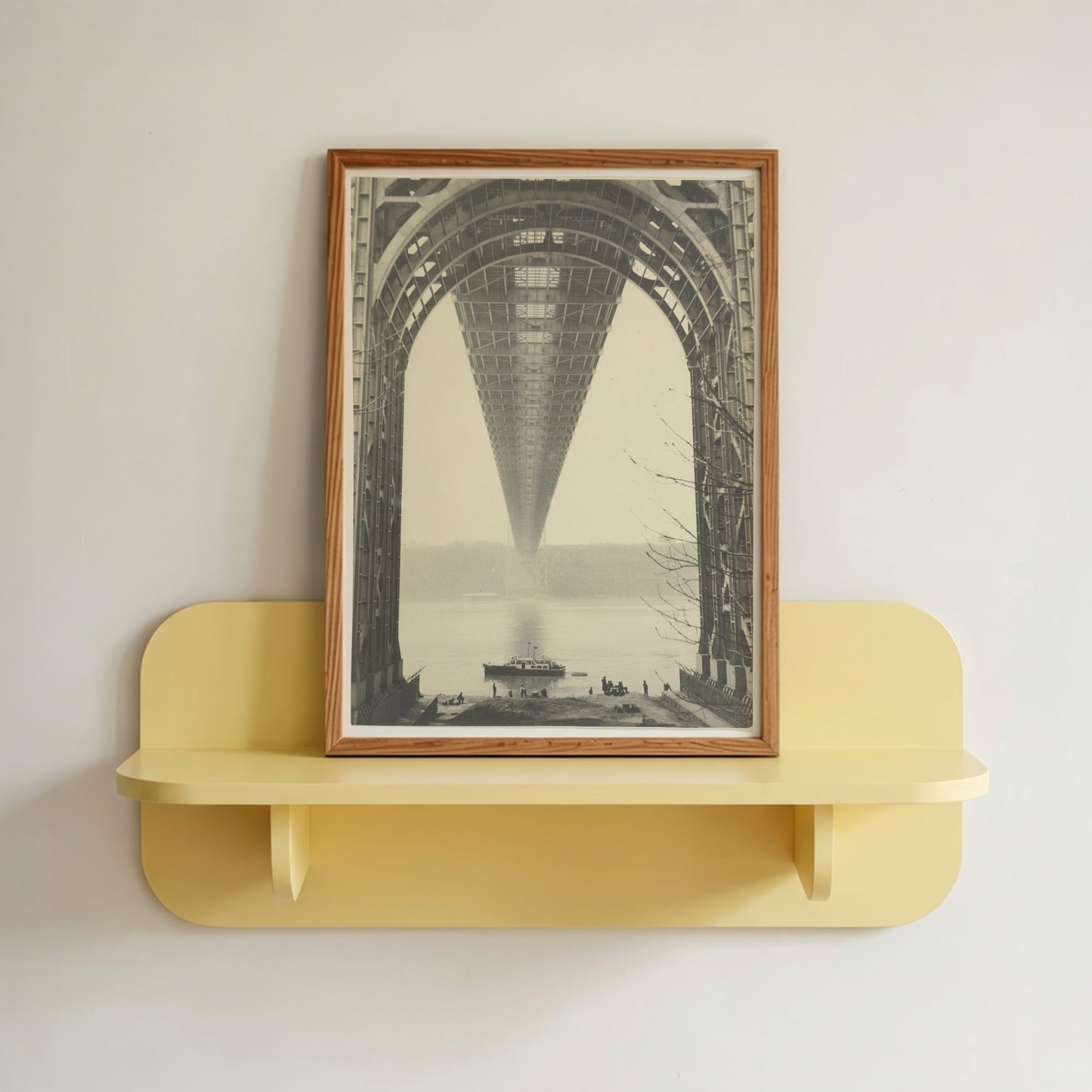 Black and White Bridge Print