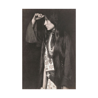 Portrait of Zitkala Sa poster by Gertrude Kasebier - 16x24 inch poster print