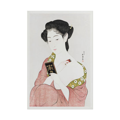 Japanese Woman Applying Powder