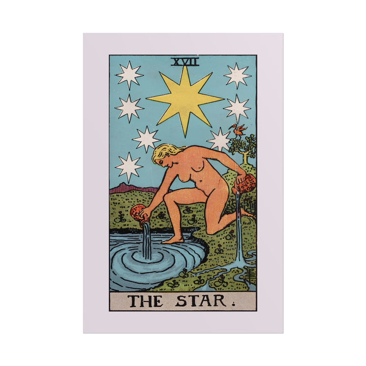 The Star - Tarot Card poster by Anheuser Busch - 12x18 inch print