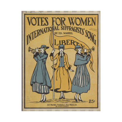 Votes for Women poster by Alphonse Mucha  - 11x14 inch print