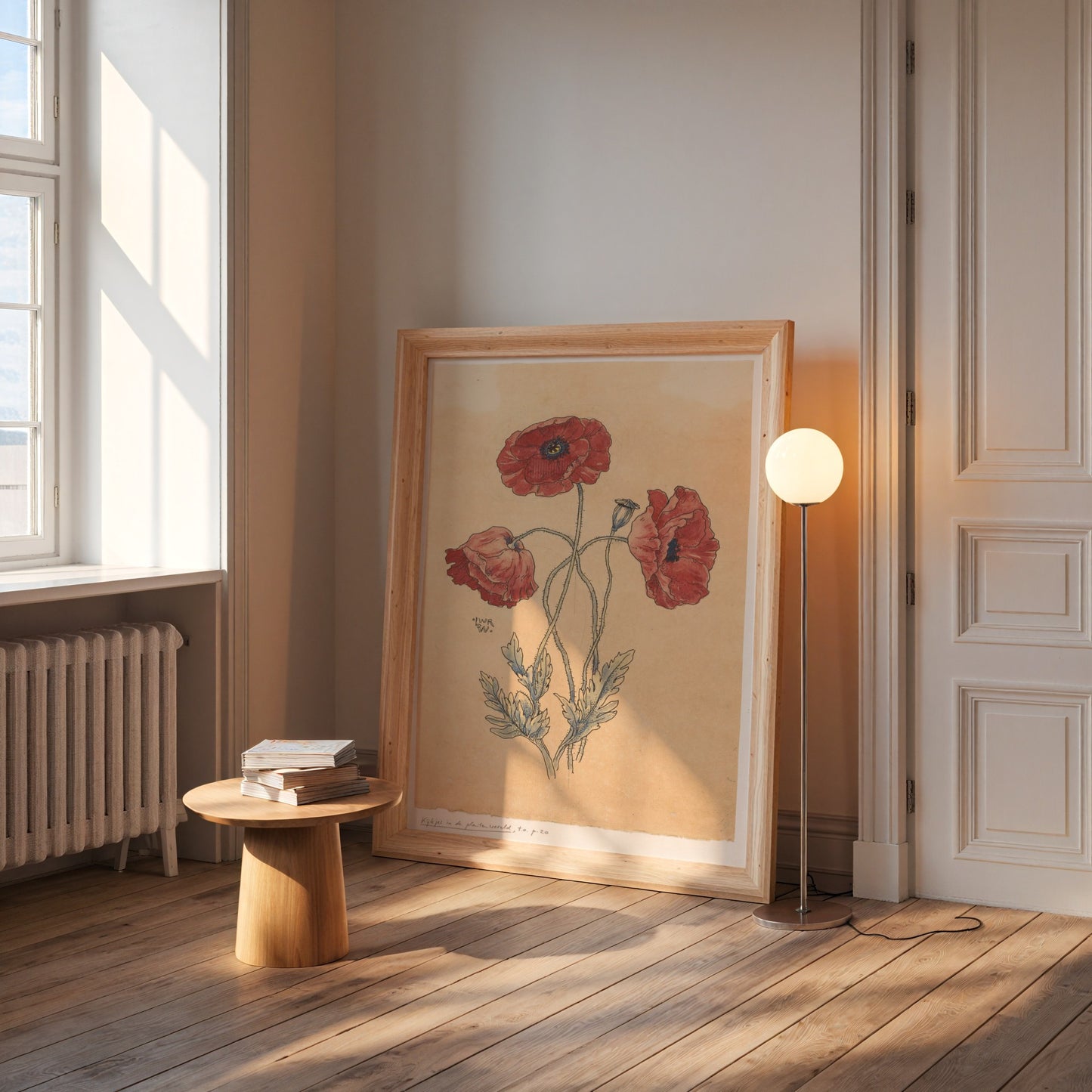 Vintage Poppy Flower