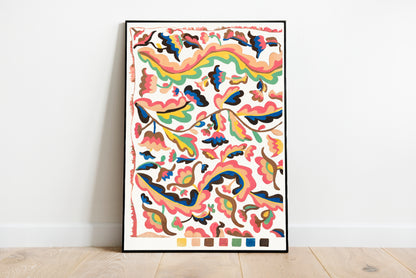 Colcha poster by Etna Wiswall - Black frame wall art