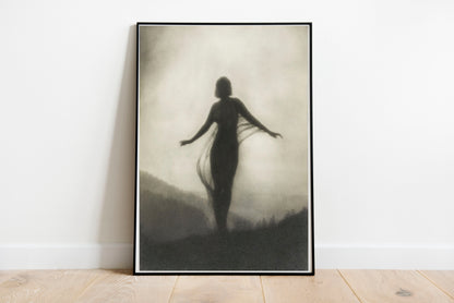 The Breeze poster by Anne Brigman  - Black frame wall art