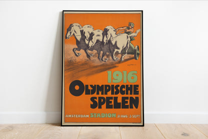1916 Olympics Poster