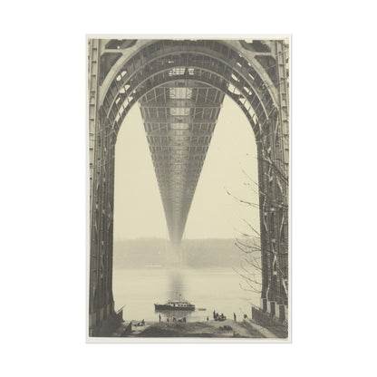 Black and White Bridge Print