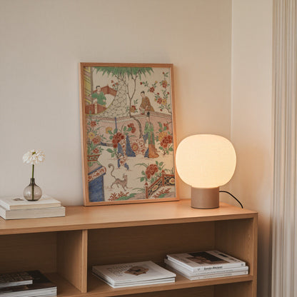 Asian Floral Art Print