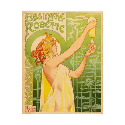 Absinthe Robette Advert poster by Henri Privat-Livemont - 11x14 inch print