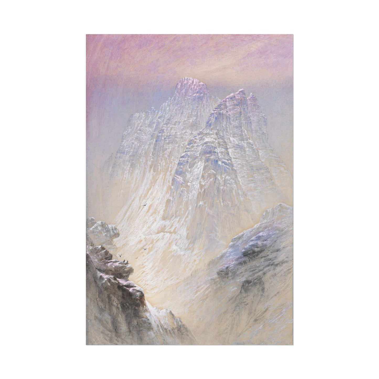 Sasso di Pelmo as seen from St. Luzia