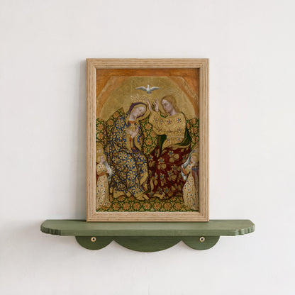 Divine Mary and Christ Art Print