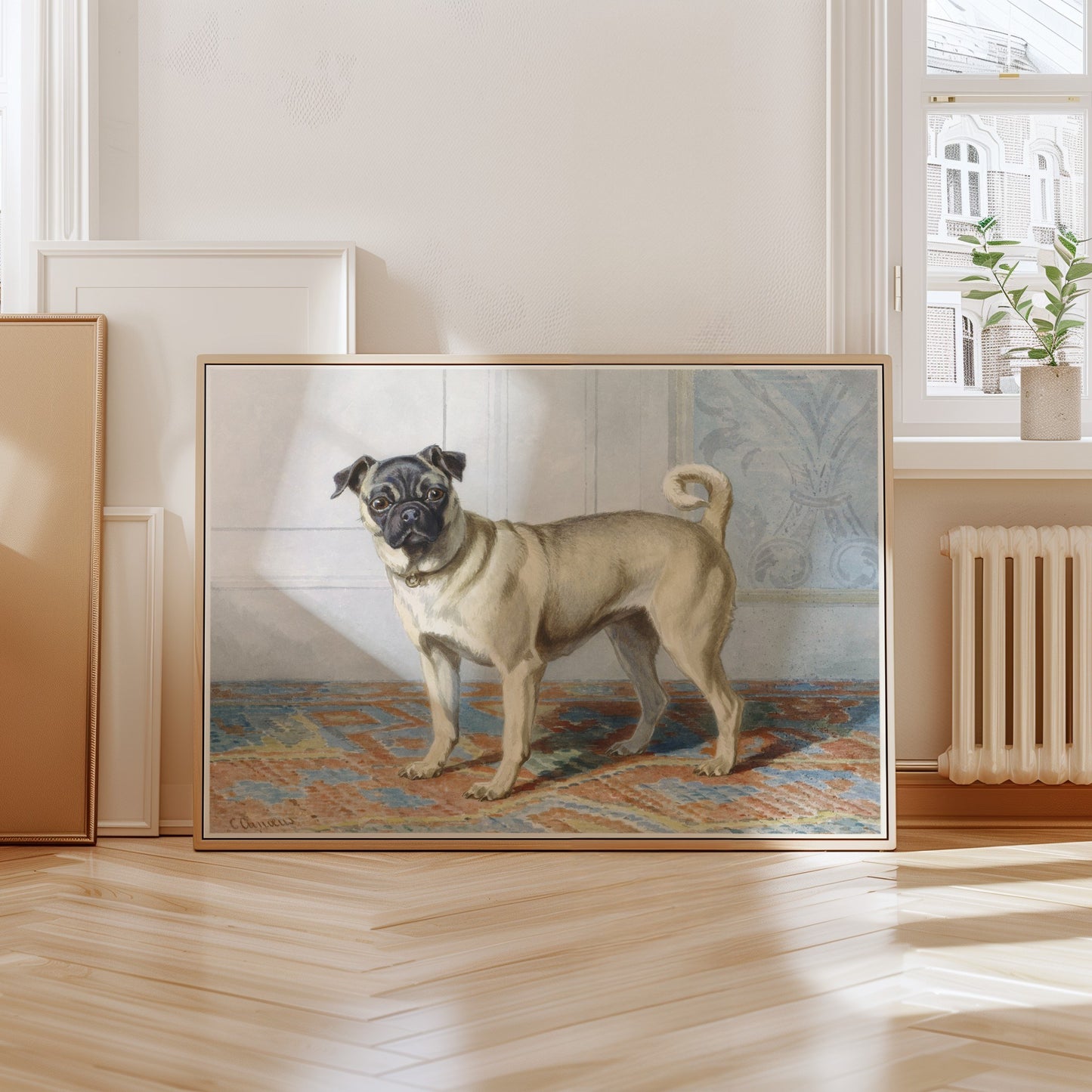 Portrait of Edwin Vom Rath's Pug