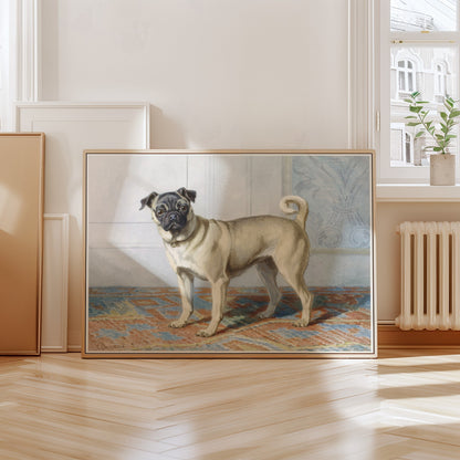 Portrait of Edwin Vom Rath's Pug