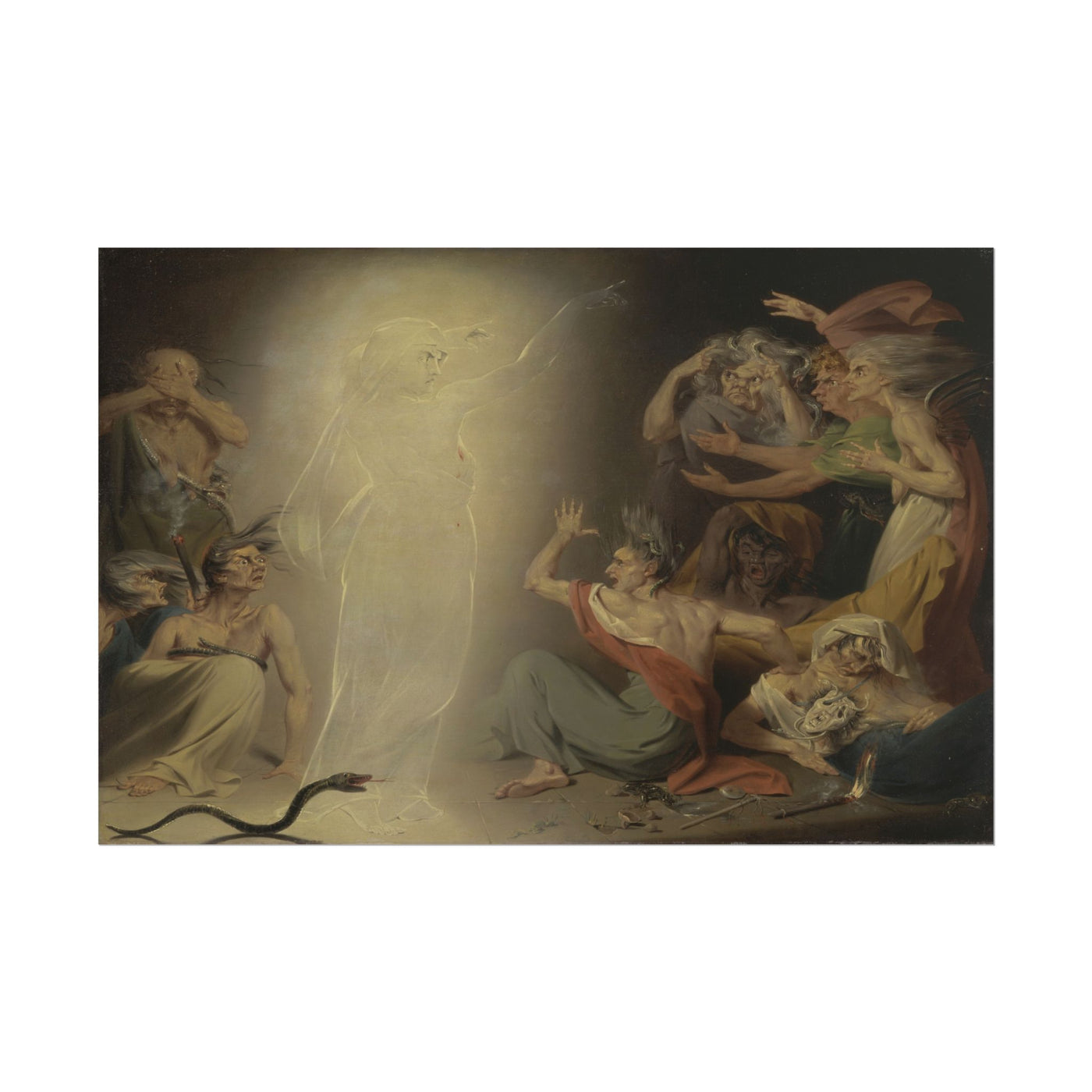 The Ghost of Clytemnestra Awakening the Furies 18″×12″