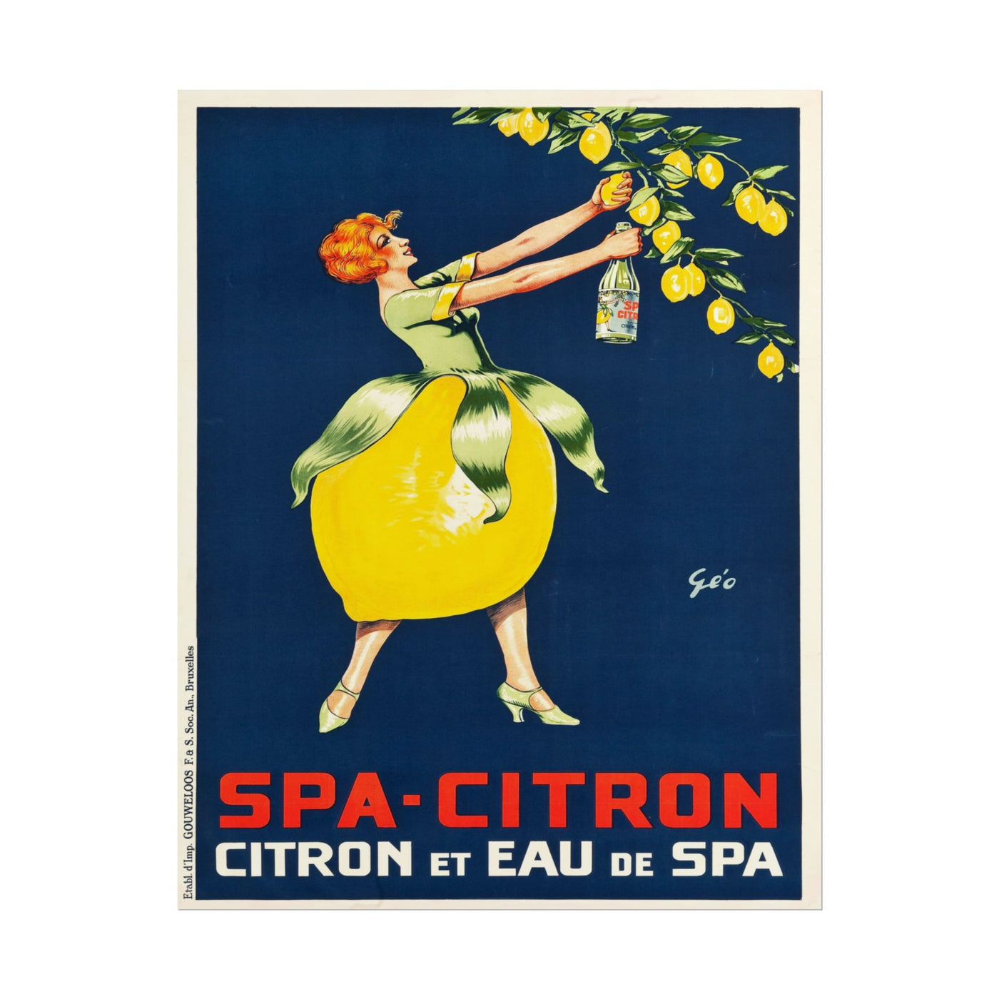 SPA Citron - French Advertisement 11×14