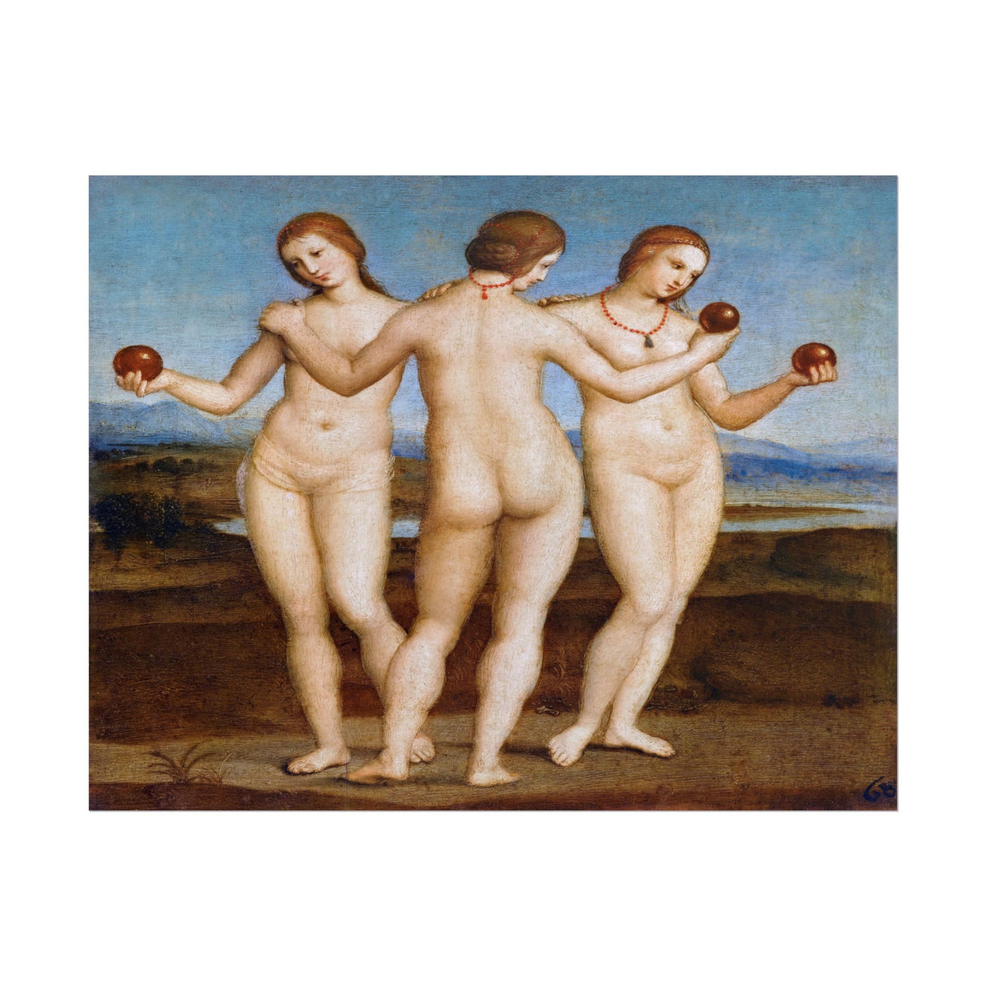The Three Graces 14″×11″