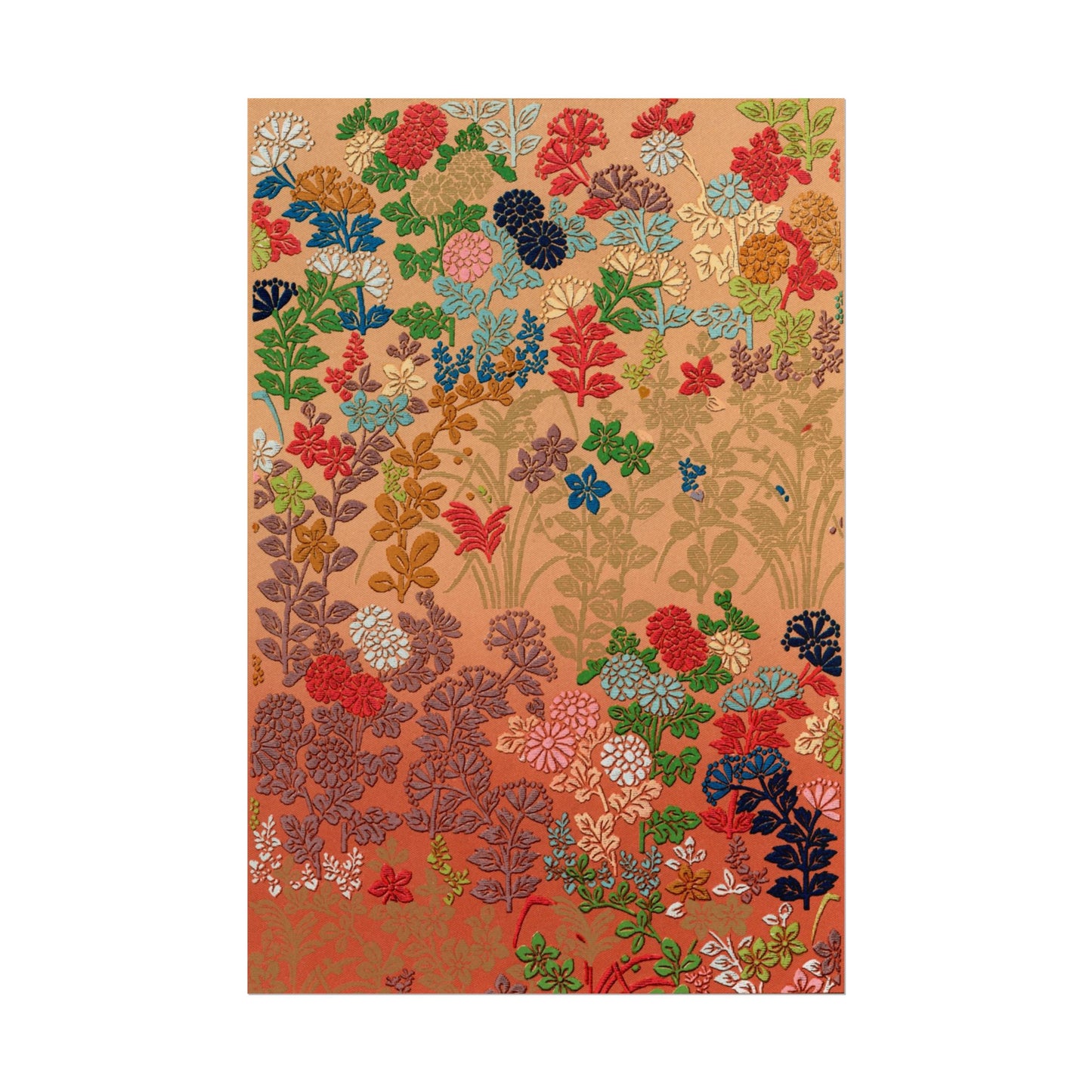 Japanese Flower Fan Pattern