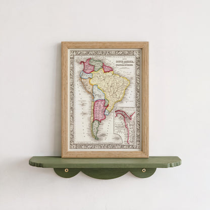 Map of South America