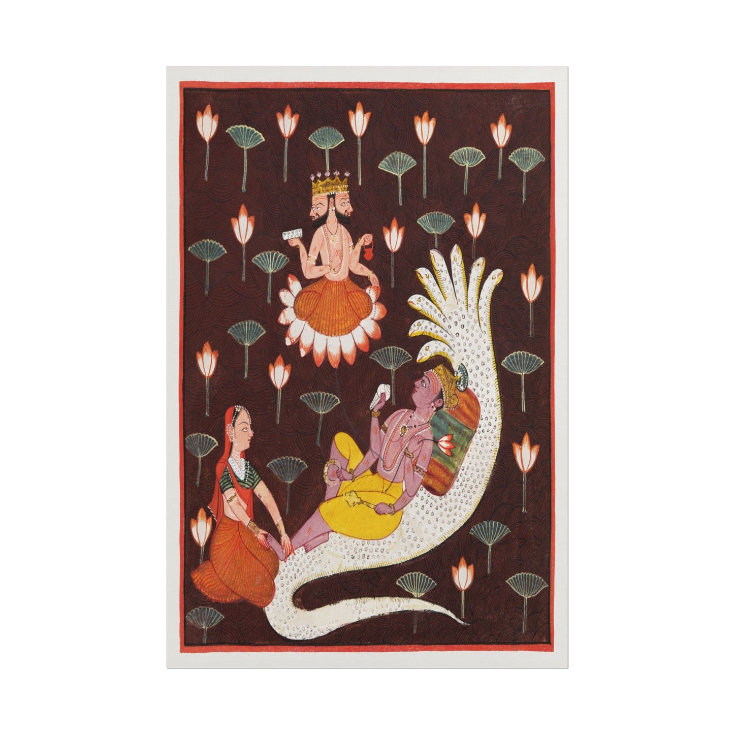 Vishnu on Ananta, the Endless Serpent