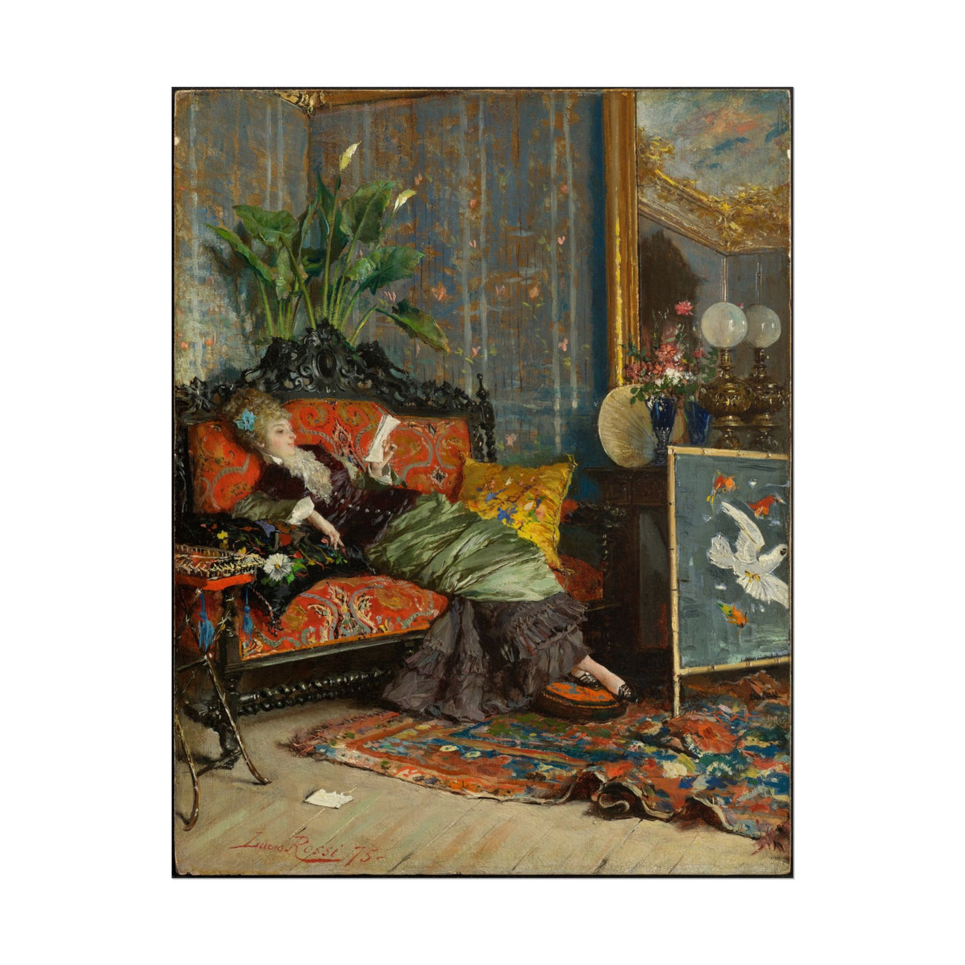 Young Woman Reading 11″×14″