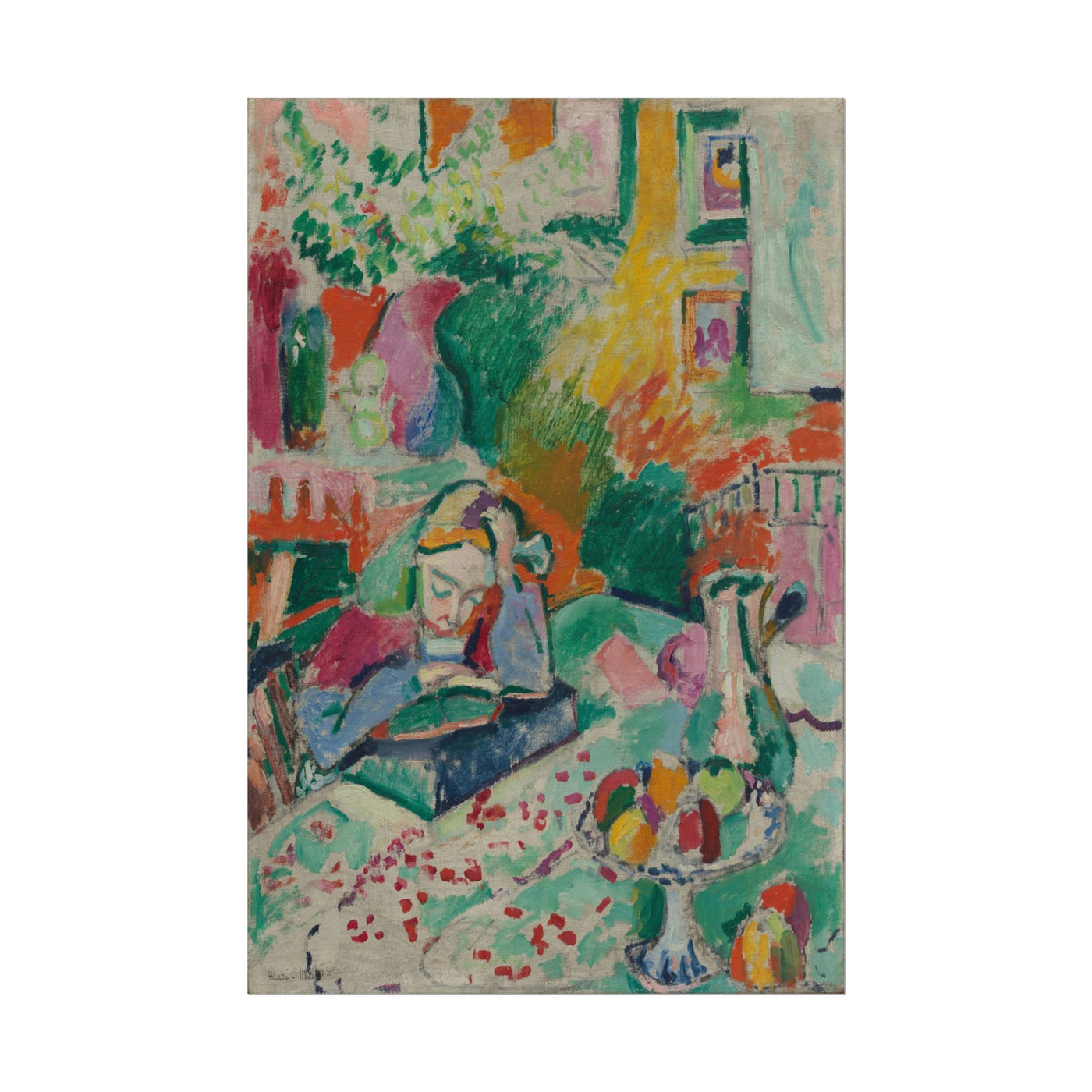 Interior With Young Girl 12″×18″