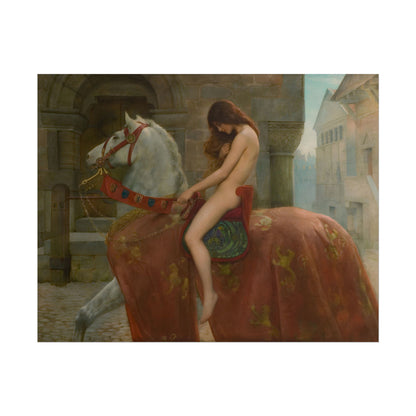 Lady Godiva poster by John Collier  - 11x14 inch print