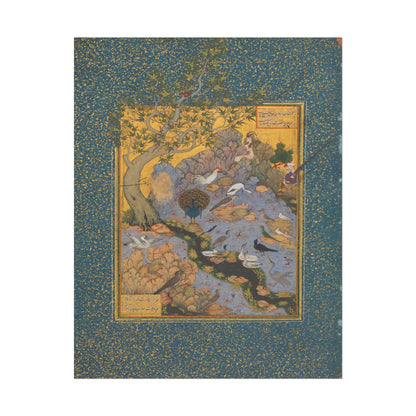 The Concourse of Birds poster by Habiballah of Sava - 11x14 inch print