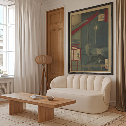 Moonlit Scene at Shinagawa