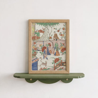 Asian Floral Art Print