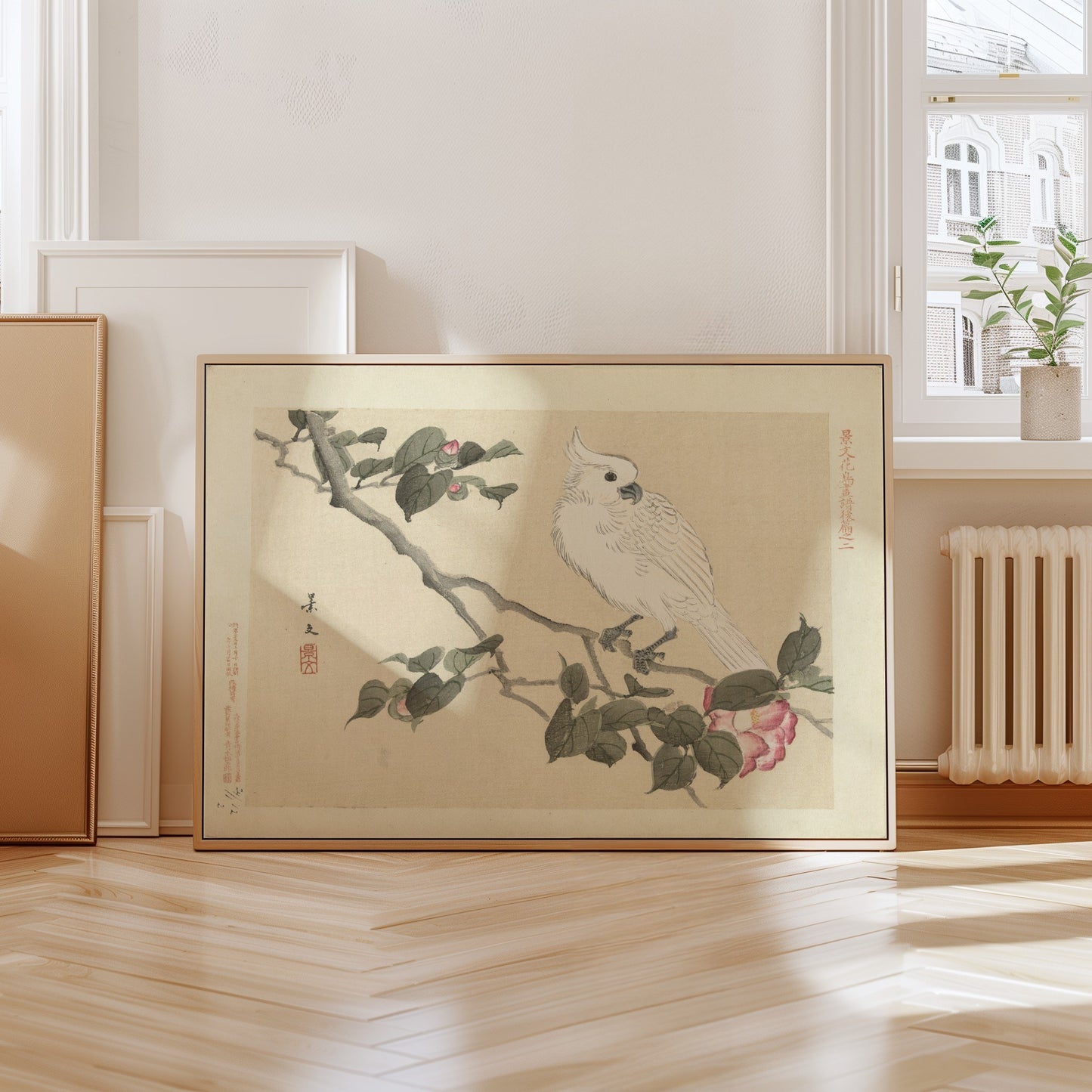 Elegant White Bird Art Print