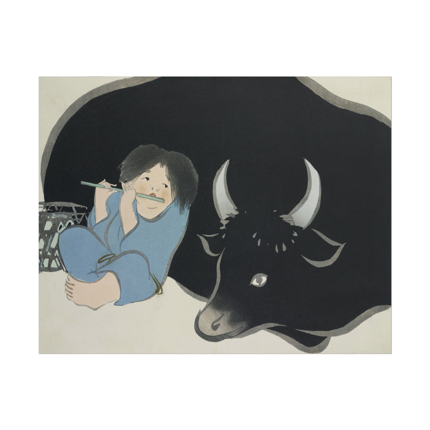 Flute Player from Momoyogusa 14″×11″