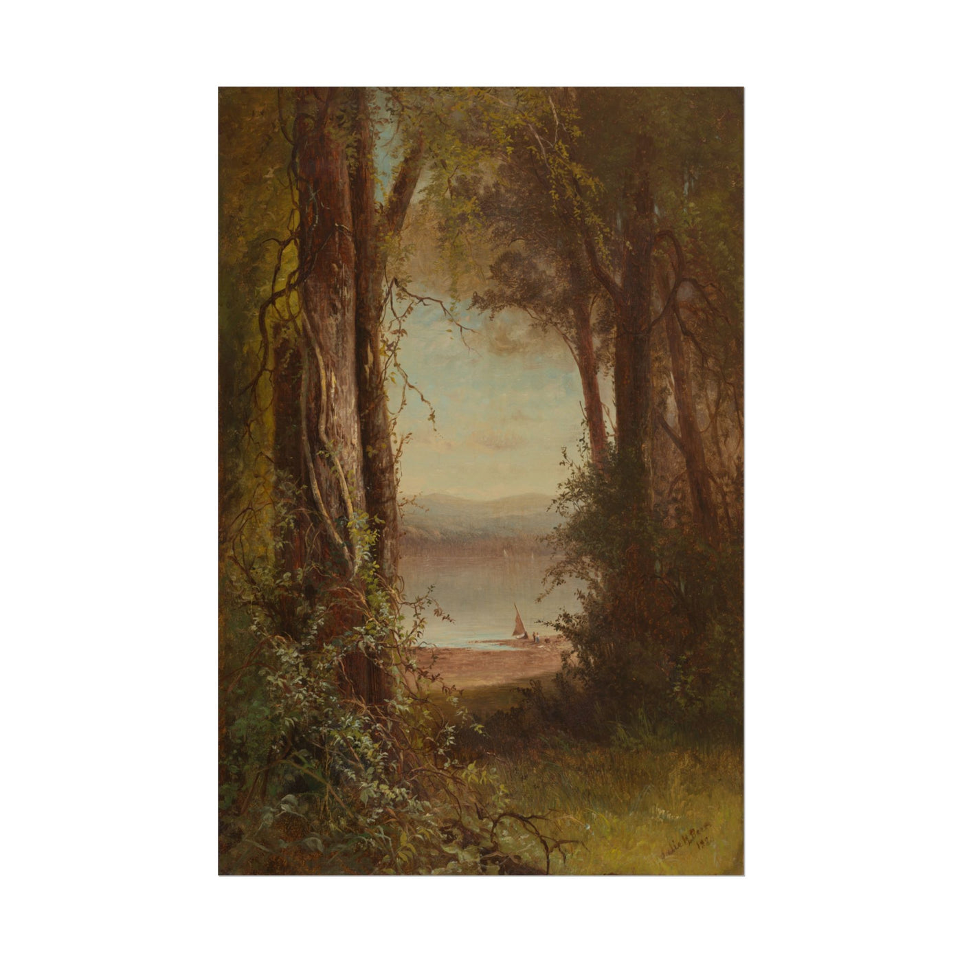 Looking upon the River 12″×18″